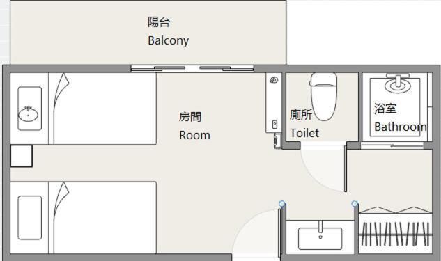 合緣の宿 201 Osaka Eksteriør billede